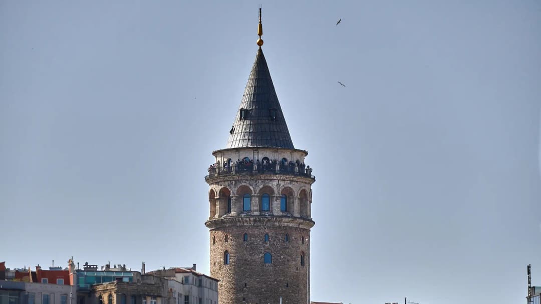 Galata Tower in the old Genoese district of Istanbul