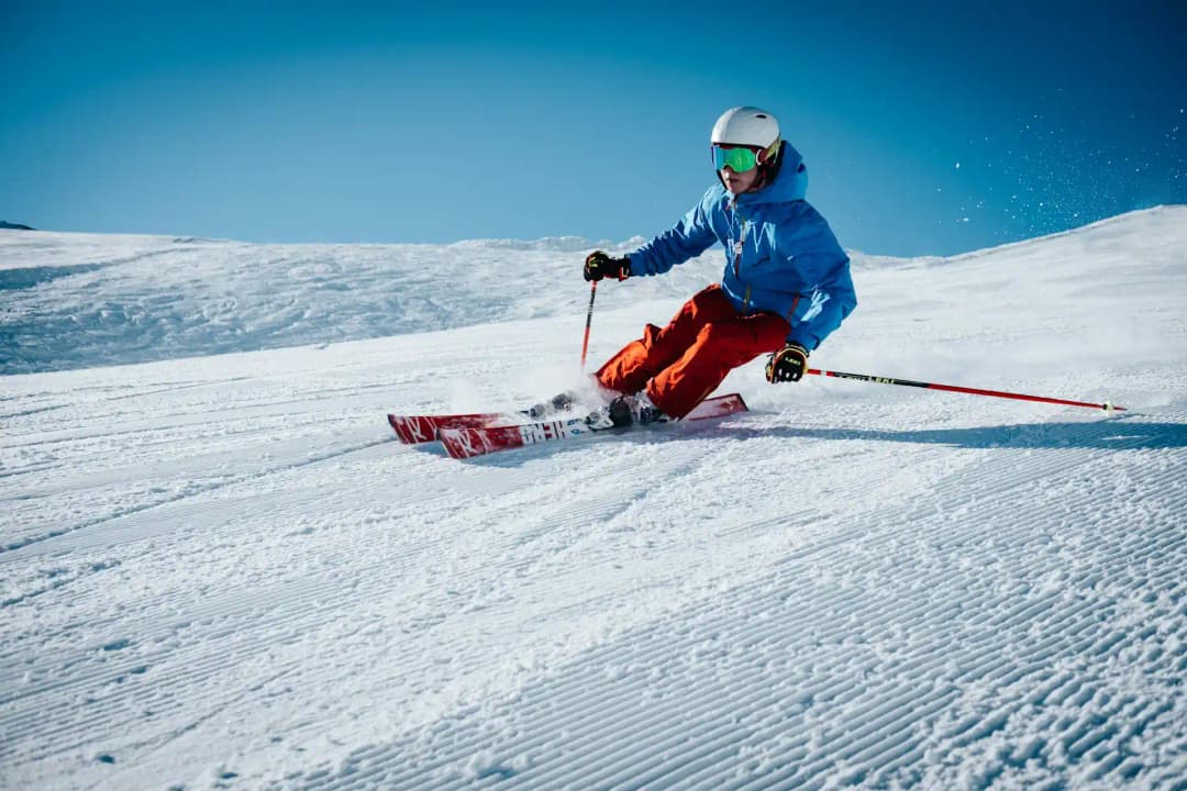 People skiing on a slope