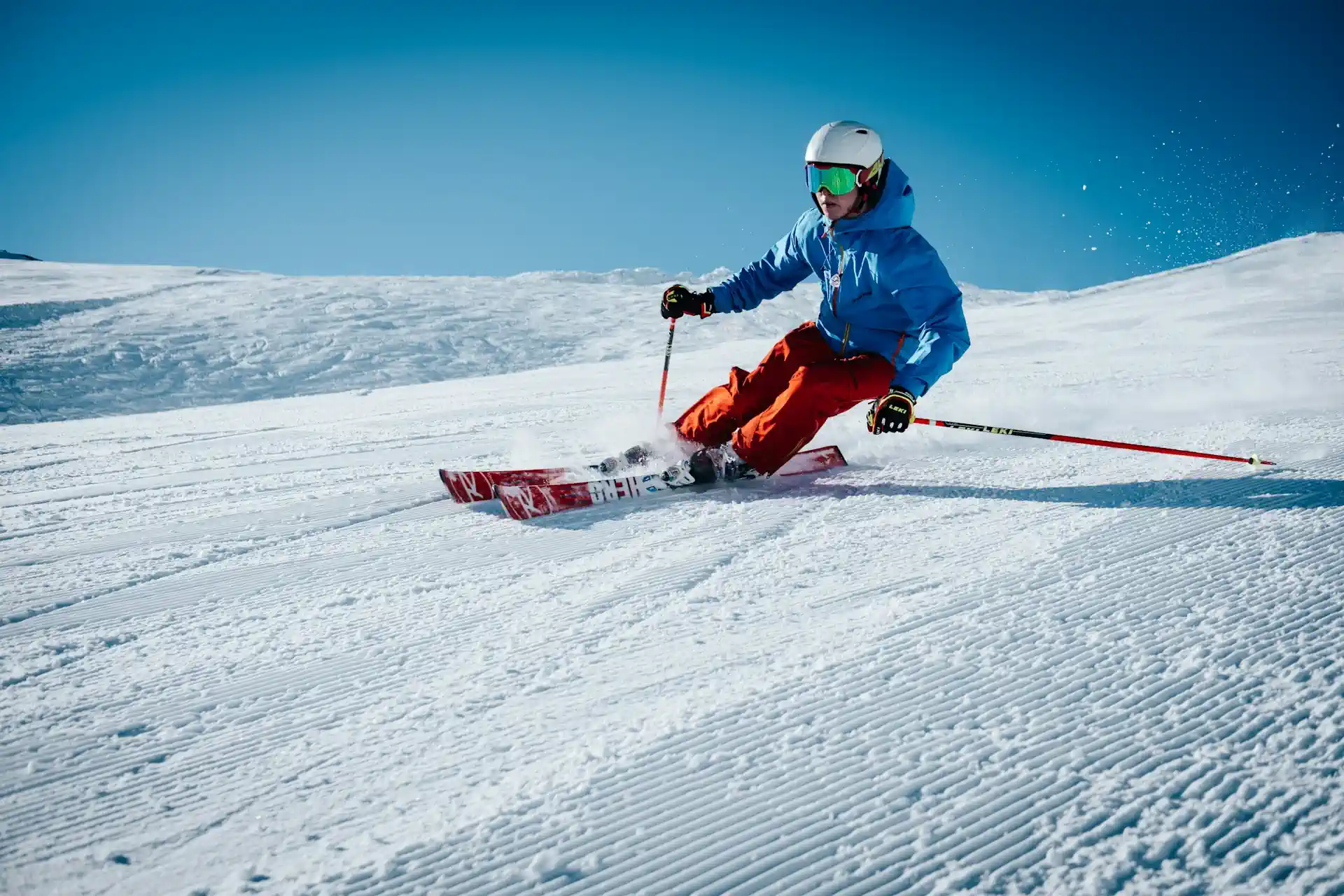 People skiing on a slope